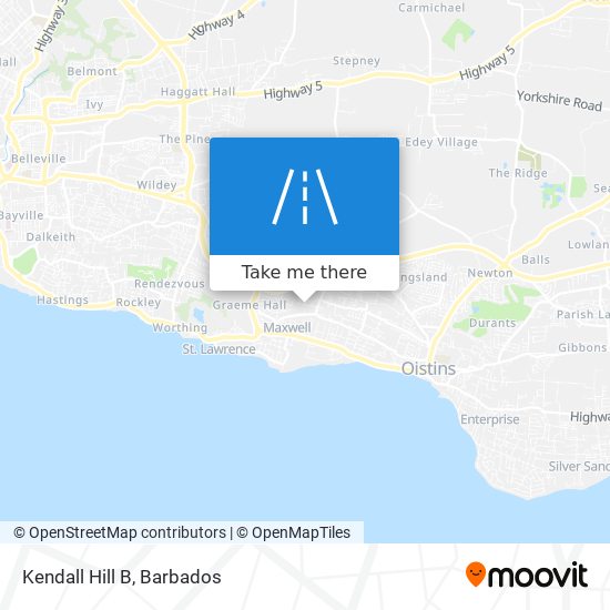 Kendall Hill B map