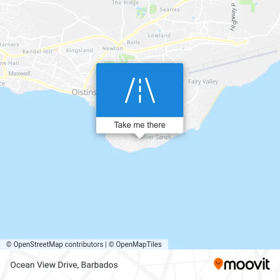 Ocean View Drive map