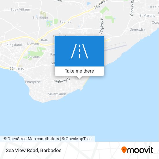 Sea View Road map