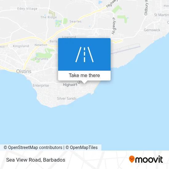 Sea View Road map