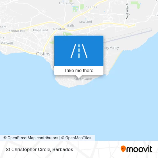 St Christopher Circle map