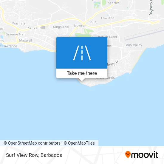 Surf View Row map