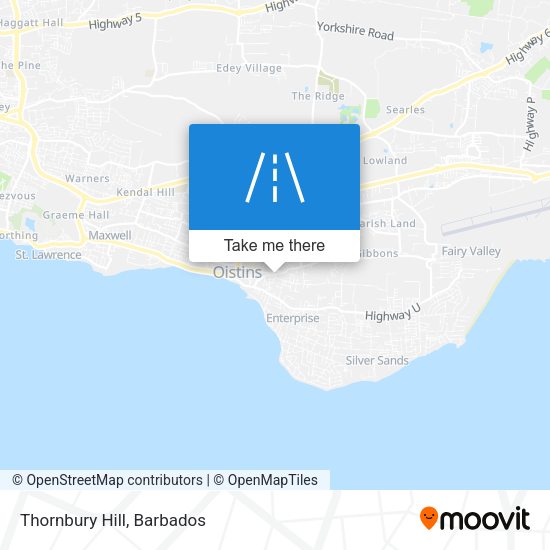 Thornbury Hill map