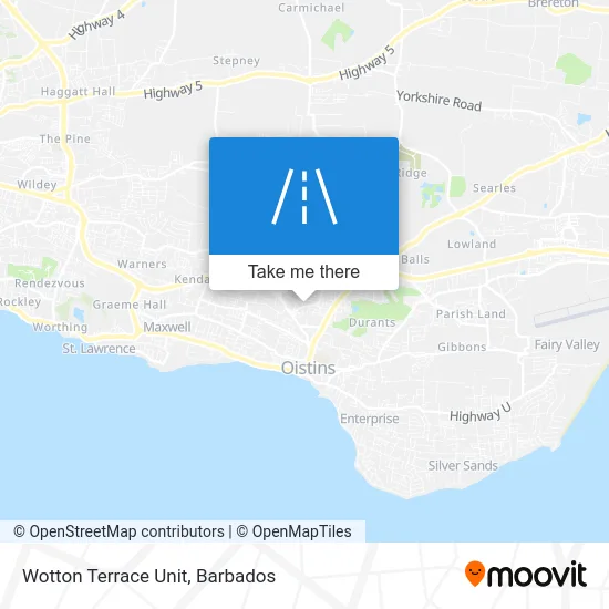 Wotton Terrace Unit map