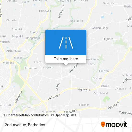 2nd Avenue map