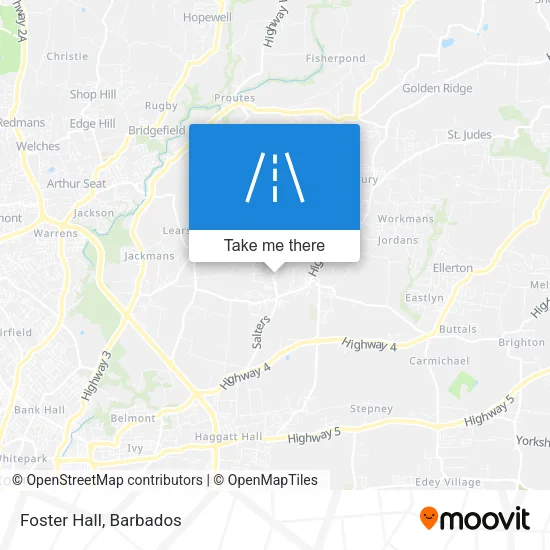 Foster Hall map