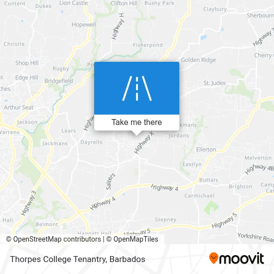 Thorpes College Tenantry map