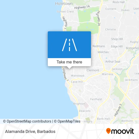 Alamanda Drive map