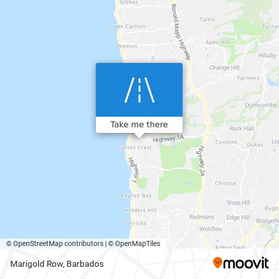 Marigold Row map