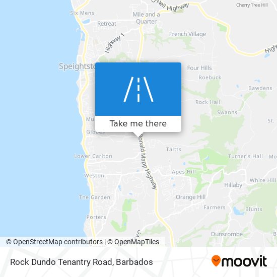 Rock Dundo Tenantry Road map