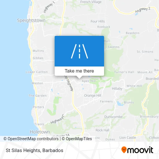 St Silas Heights map
