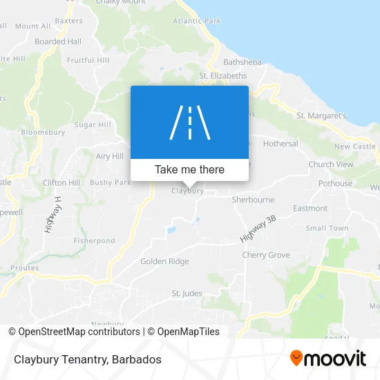 Claybury Tenantry map