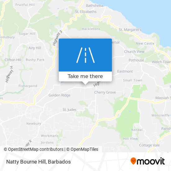 Natty Bourne Hill map