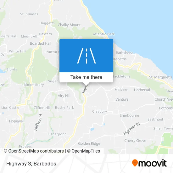 Highway 3 map
