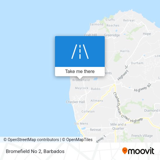 Bromefield No 2 map