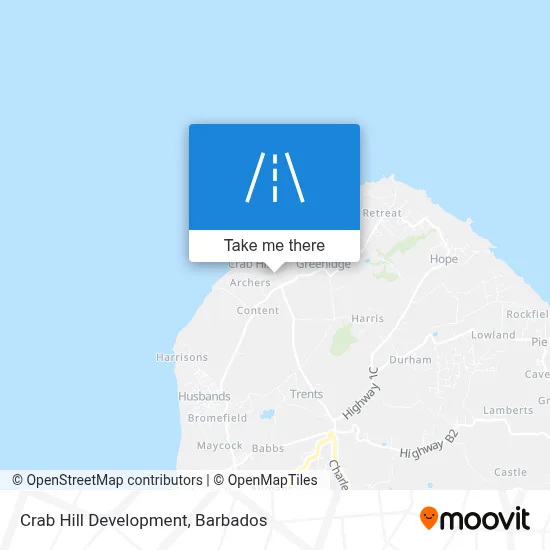 Crab Hill Development map