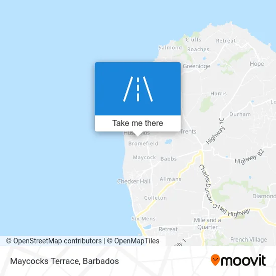 Maycocks Terrace map