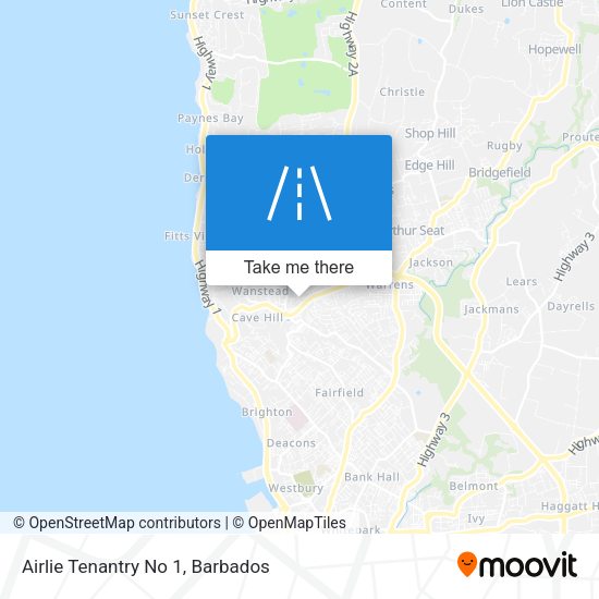 Airlie Tenantry No 1 map