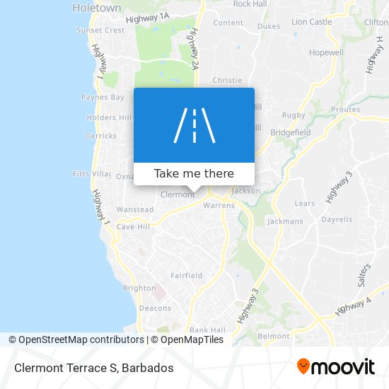 Clermont Terrace S map