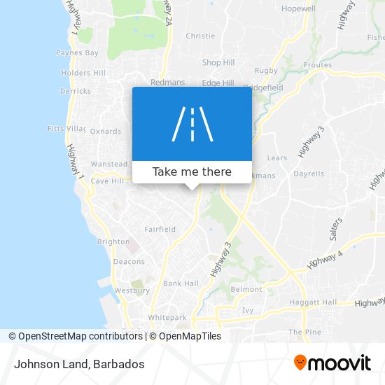 Johnson Land map