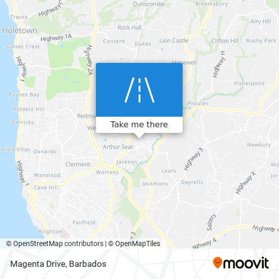 Magenta Drive map