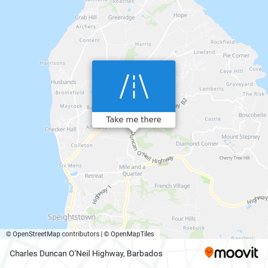 Charles Duncan O'Neil Highway map
