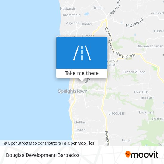 Douglas Development map