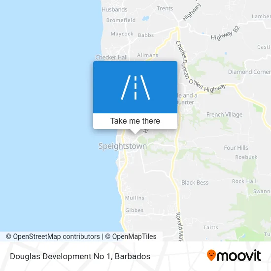 Douglas Development No 1 map