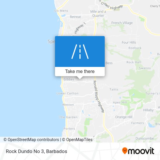 Rock Dundo No 3 map