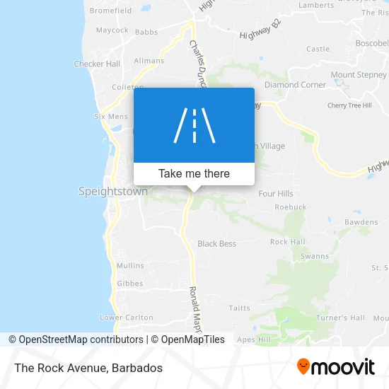 The Rock Avenue map