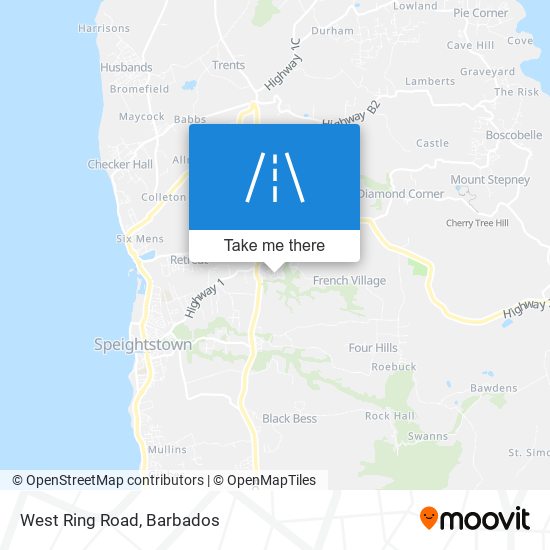 West Ring Road map