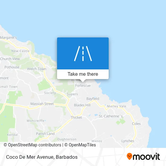 Coco De Mer Avenue map