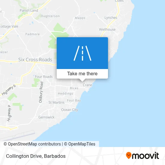 Collington Drive map