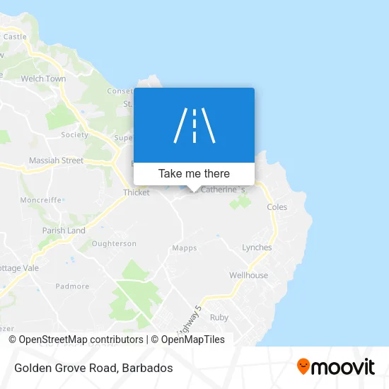 Golden Grove Road map