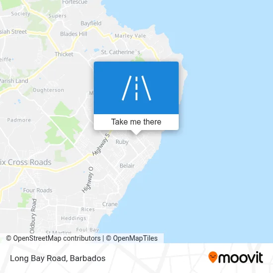 Long Bay Road map