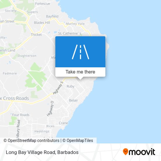 Long Bay Village Road map