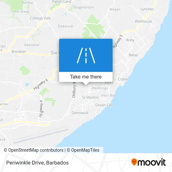 Periwinkle Drive map