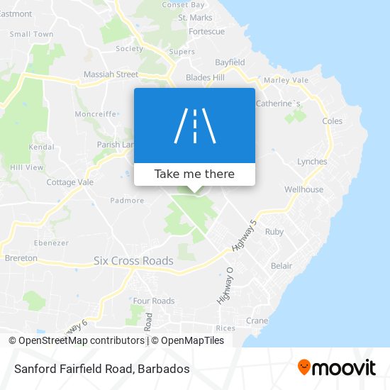 Sanford Fairfield Road map