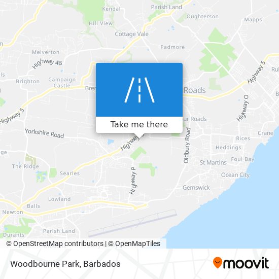 Woodbourne Park map