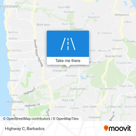 Highway C map