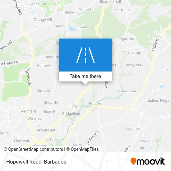 Hopewell Road map