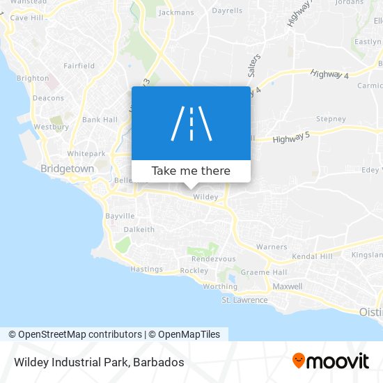 Wildey Industrial Park map