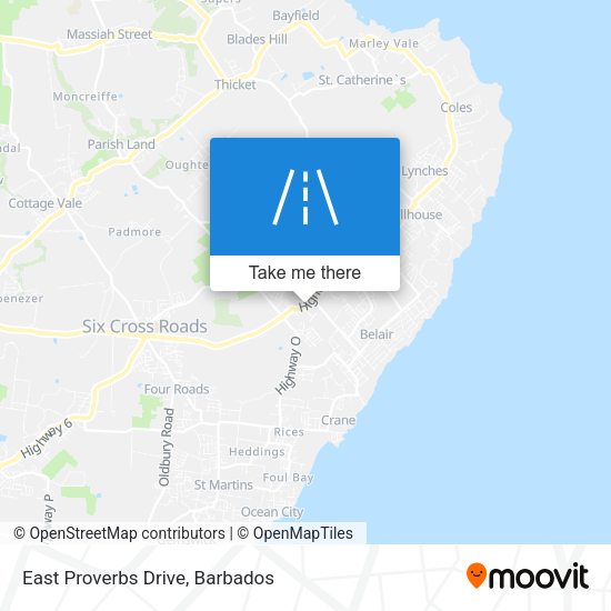 East Proverbs Drive map