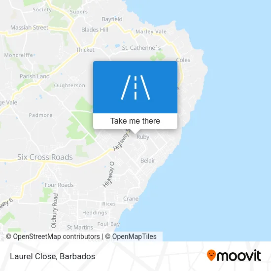Laurel Close map