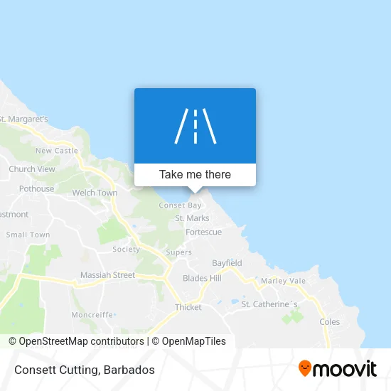 Consett Cutting map