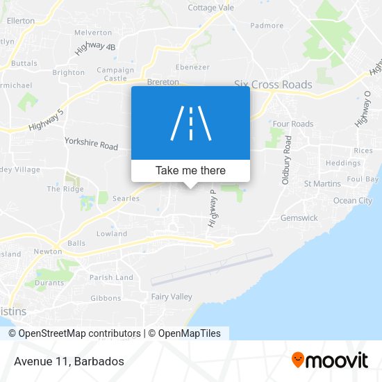 Avenue 11 map