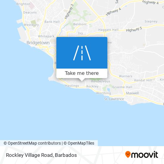 Rockley Village Road map