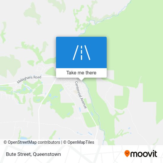 Bute Street map