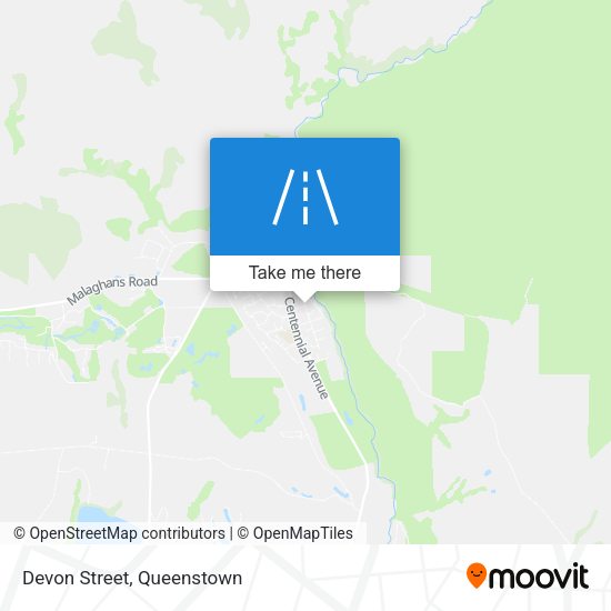 Devon Street map