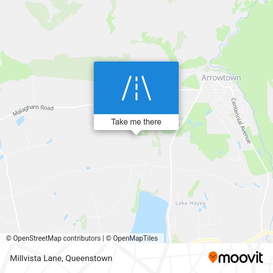 Millvista Lane map